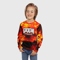 Лонгслив детский Doom Eternal, цвет: 3D-принт — фото 2