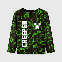 Детский лонгслив MINECRAFT CREEPER