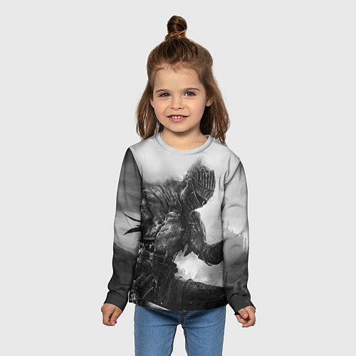 Детский лонгслив DARK SOULS / 3D-принт – фото 5