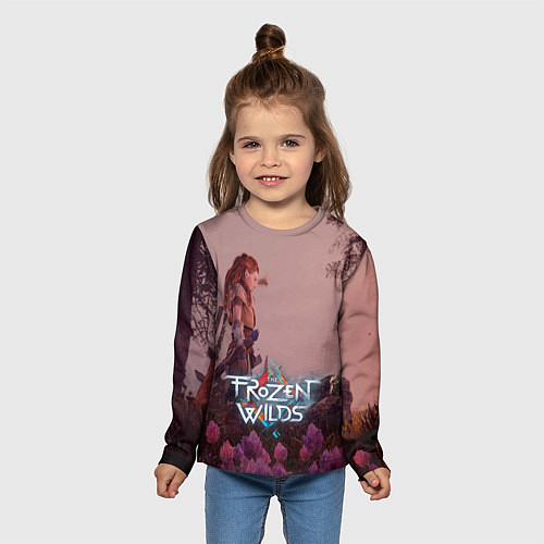 Детский лонгслив HORIZON ZERO DAWN / 3D-принт – фото 5