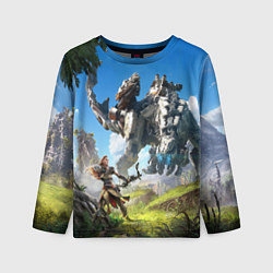 Лонгслив детский HORIZON ZERO DAWN, цвет: 3D-принт