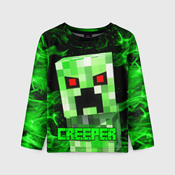 Детский лонгслив MINECRAFT CREEPER