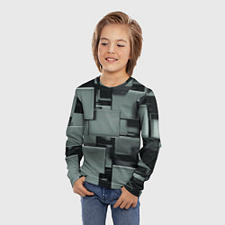 Лонгслив детский КУБИЗМ, цвет: 3D-принт — фото 2