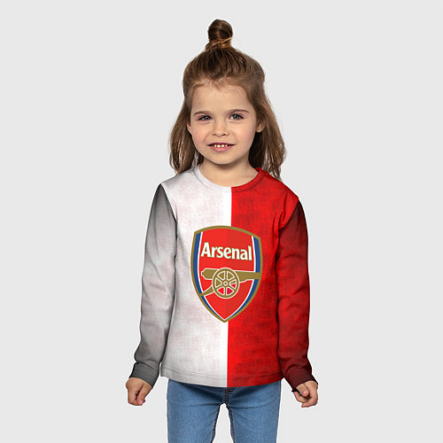 Детский лонгслив FC Arsenal 3D / 3D-принт – фото 5