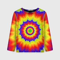 Детский лонгслив Tie-Dye