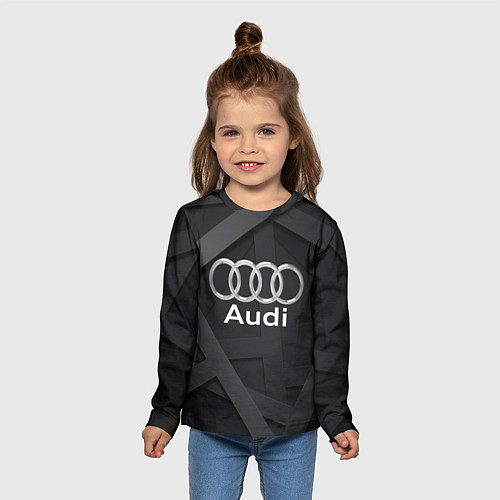 Детский лонгслив AUDI / 3D-принт – фото 5