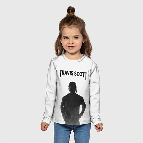 Детский лонгслив TRAVIS SCOTT / 3D-принт – фото 5