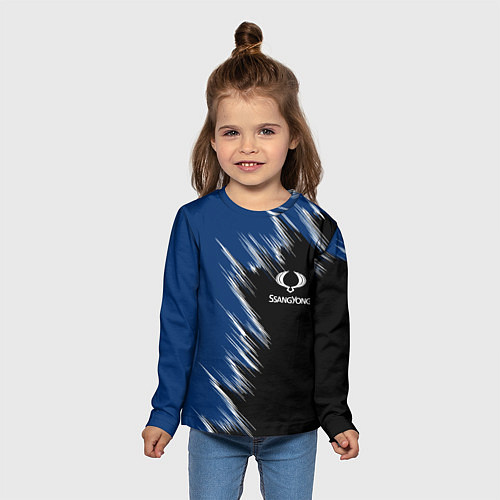 Детский лонгслив SSANGYONG / 3D-принт – фото 5