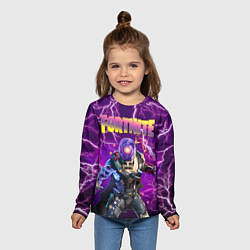 Лонгслив детский Fortnite Cyclo Outfit, цвет: 3D-принт — фото 2