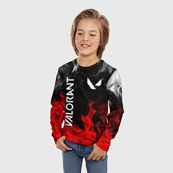 Лонгслив детский VALORANT ВАЛОРАНТ, цвет: 3D-принт — фото 2