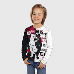 Лонгслив детский Monokuma, цвет: 3D-принт — фото 2