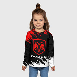 Лонгслив детский DODGE, цвет: 3D-принт — фото 2