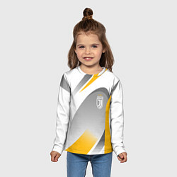 Лонгслив детский Juventus Uniform, цвет: 3D-принт — фото 2