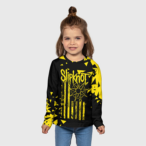 Детский лонгслив Slipknot / 3D-принт – фото 5