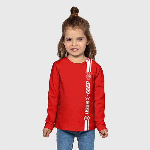 Детский лонгслив СССР / 3D-принт – фото 5