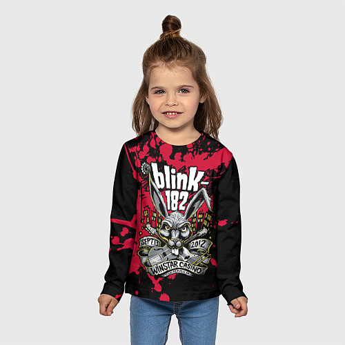 Детский лонгслив Blink 182 / 3D-принт – фото 5