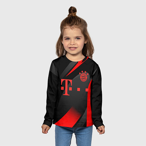 Детский лонгслив FC Bayern Munchen / 3D-принт – фото 5