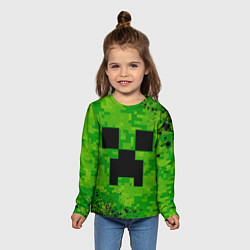 Лонгслив детский MINECRAFT МАЙНКРАФТ, цвет: 3D-принт — фото 2