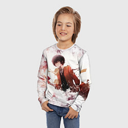 Лонгслив детский Дазай, цвет: 3D-принт — фото 2