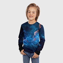 Лонгслив детский Туманность, цвет: 3D-принт — фото 2
