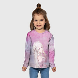 Лонгслив детский Эмилия, цвет: 3D-принт — фото 2