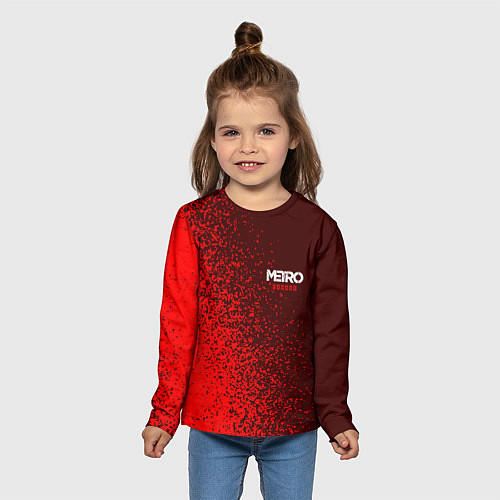 Детский лонгслив METRO EXODUS МЕТРО ИСХОД / 3D-принт – фото 5