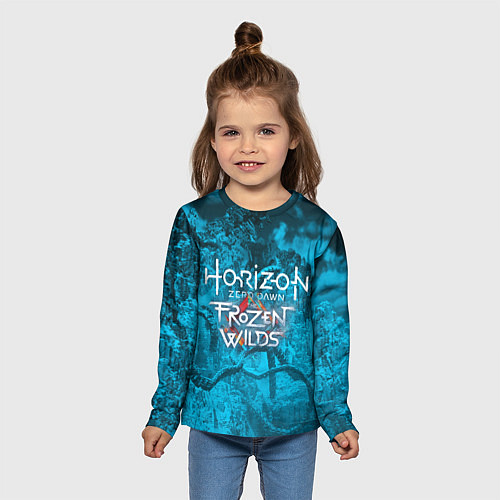 Детский лонгслив Horizon Zero Dawn / 3D-принт – фото 5