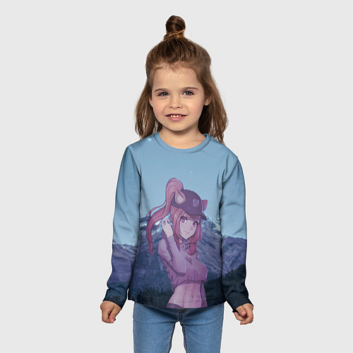 Детский лонгслив Рафталия / 3D-принт – фото 5