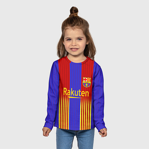 Детский лонгслив Barcelona 2020-2021 г / 3D-принт – фото 5