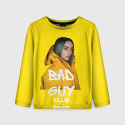 Лонгслив детский Billie Eilish Билли Айлиш, цвет: 3D-принт