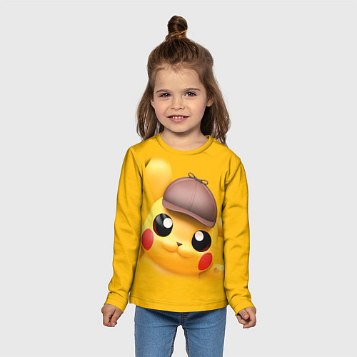Детский лонгслив Pikachu Pika Pika / 3D-принт – фото 5