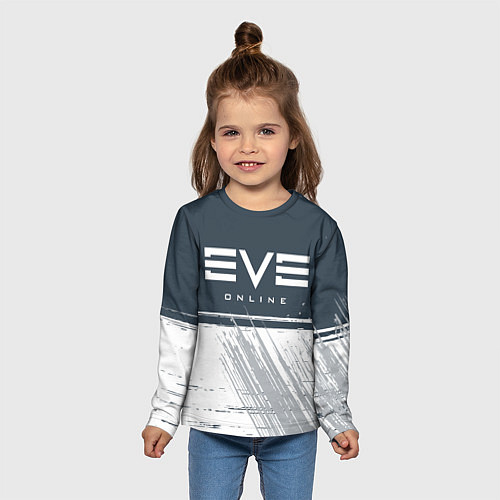 Детский лонгслив EVE ONLINE ИВ ОНЛАЙН / 3D-принт – фото 5