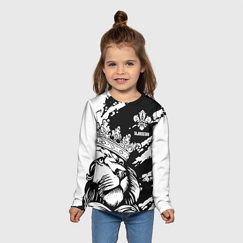 Детский лонгслив Таджикистан / 3D-принт – фото 5