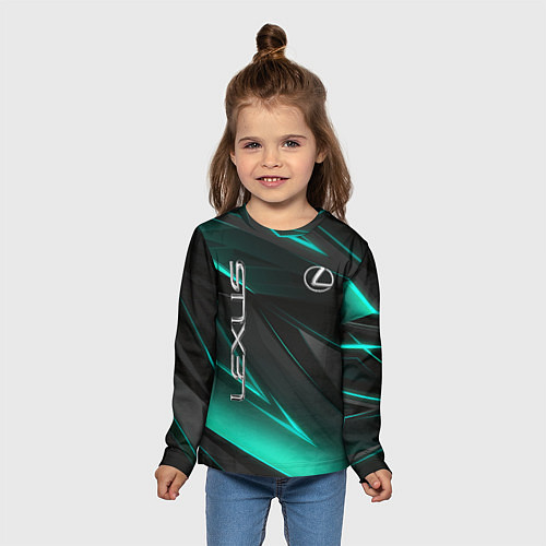 Детский лонгслив Lexus / 3D-принт – фото 5