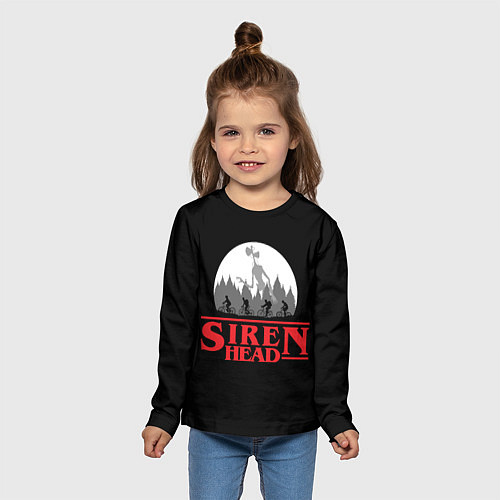 Детский лонгслив Siren Head / 3D-принт – фото 5