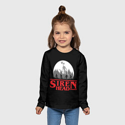 Лонгслив детский Siren Head, цвет: 3D-принт — фото 2