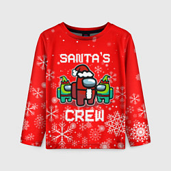 Детский лонгслив SANTAS CREW