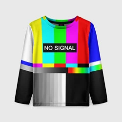 Детский лонгслив NO SIGNAL