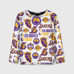 Детский лонгслив LAKERS LOGO