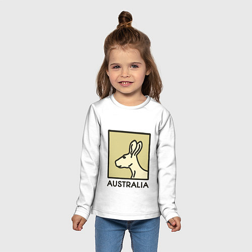 Детский лонгслив Australia / 3D-принт – фото 5