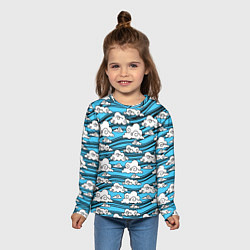 Лонгслив детский КИМОНО ТАНДЖИРО, цвет: 3D-принт — фото 2