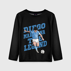 Детский лонгслив Diego Maradona