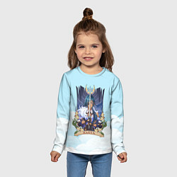 Лонгслив детский Genshin Impact, цвет: 3D-принт — фото 2