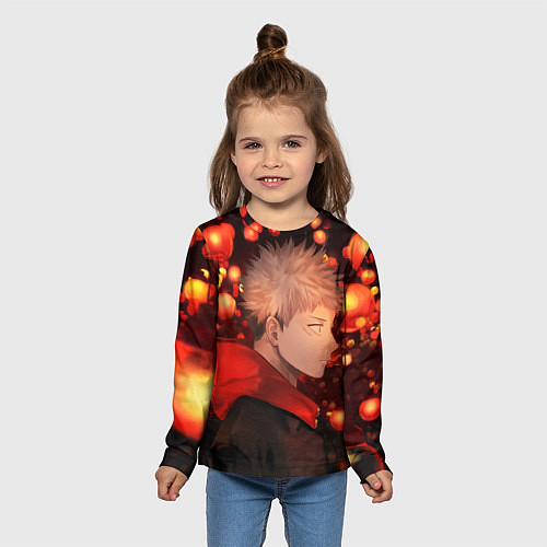 Детский лонгслив Итадори / 3D-принт – фото 5