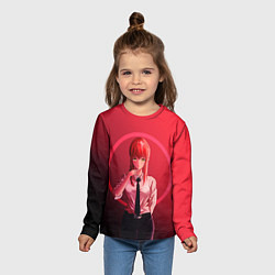 Лонгслив детский Человек Бензопила, цвет: 3D-принт — фото 2
