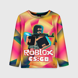 Лонгслив детский CS:GO Roblox, цвет: 3D-принт