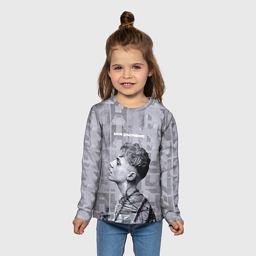 Детский лонгслив Ваня Дмитриенко / 3D-принт – фото 5