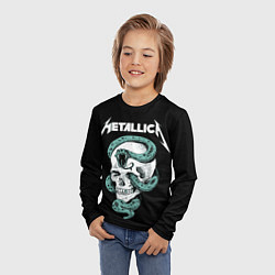 Лонгслив детский Metallica, цвет: 3D-принт — фото 2