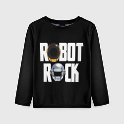 Лонгслив детский Robot Rock, цвет: 3D-принт