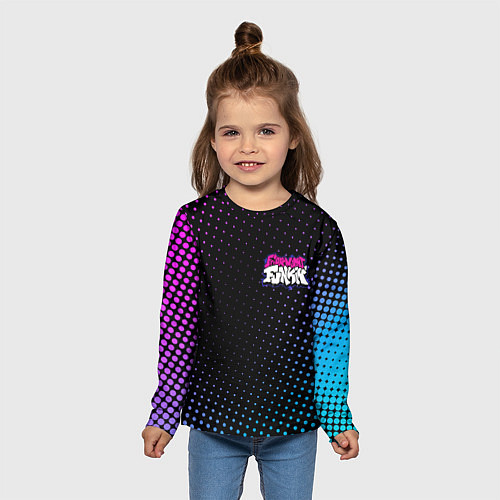 Детский лонгслив Friday Night Funkin / 3D-принт – фото 5